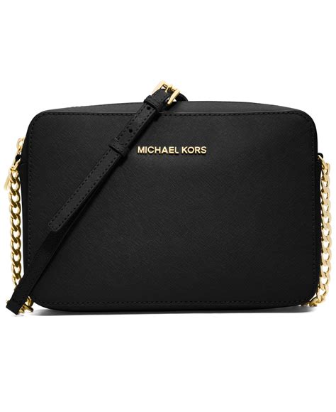 michael michael kors jet set travel large phone cross-body bag|michael kors saffiano jet set.